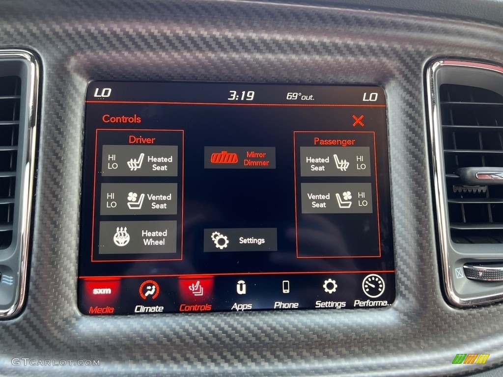 2023 Dodge Challenger SRT Hellcat JailBreak Controls Photo #146187846