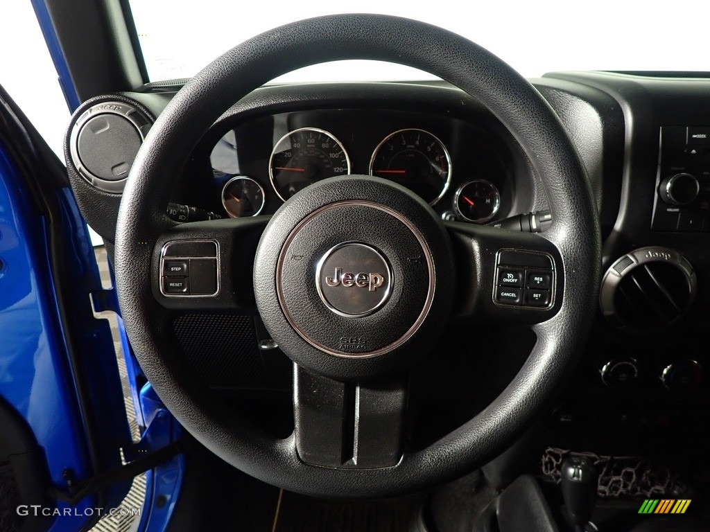 2015 Wrangler Sport 4x4 - Hydro Blue Pearl / Black photo #18