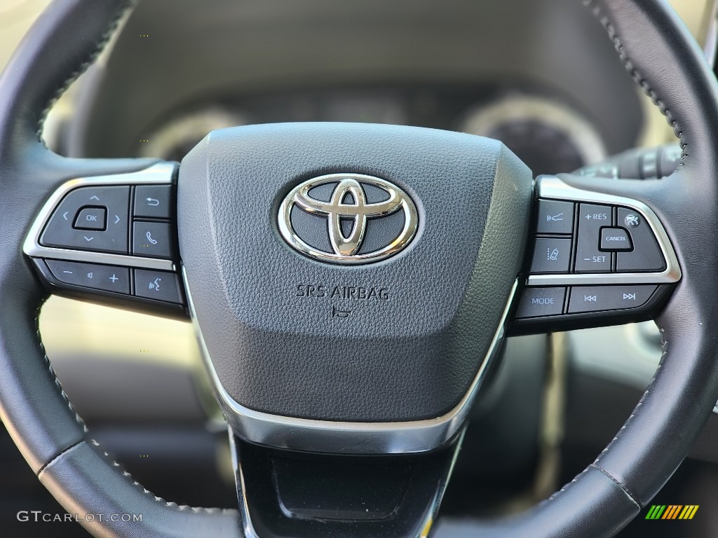 2020 Toyota Highlander LE AWD Graphite Steering Wheel Photo #146188143