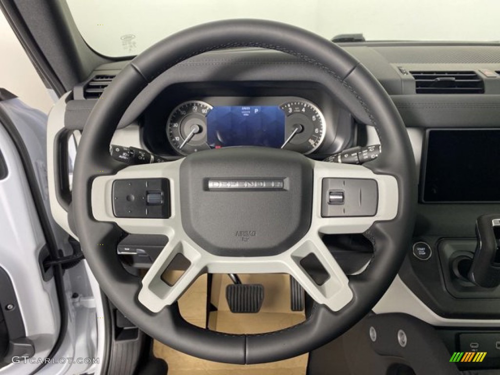 2023 Land Rover Defender 90 X-Dynamic SE Ebony Steering Wheel Photo #146188152