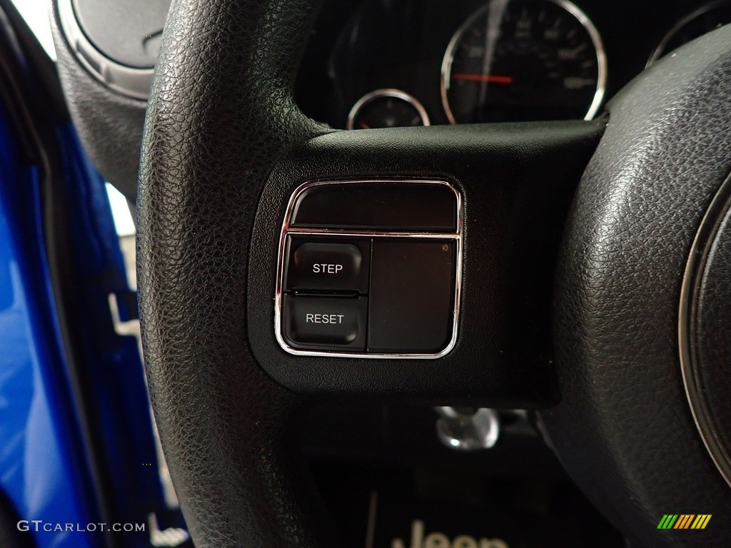 2015 Wrangler Sport 4x4 - Hydro Blue Pearl / Black photo #20