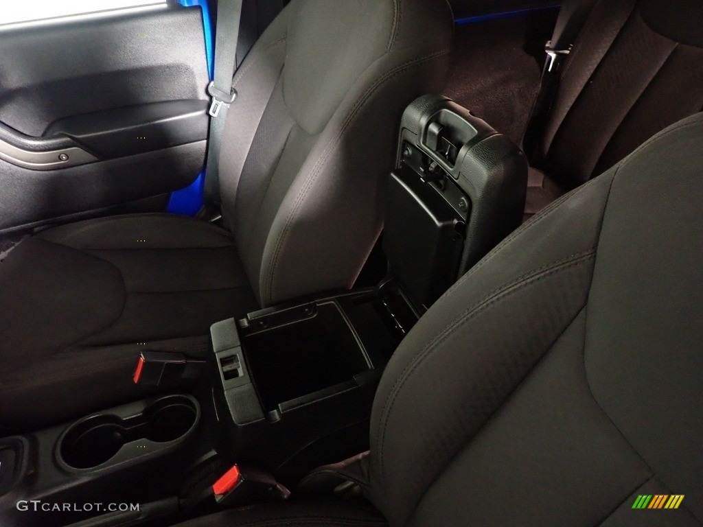 2015 Wrangler Sport 4x4 - Hydro Blue Pearl / Black photo #22