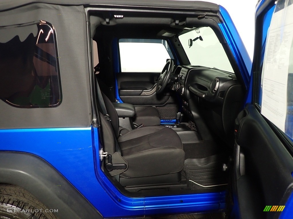 2015 Wrangler Sport 4x4 - Hydro Blue Pearl / Black photo #24