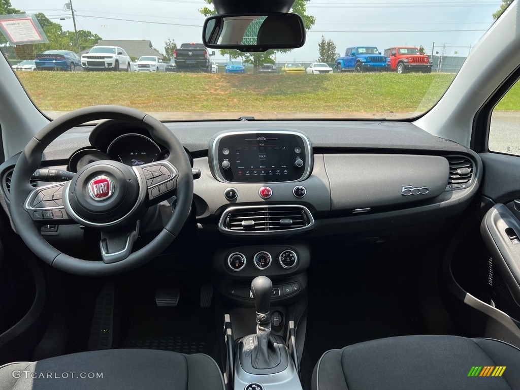 2023 Fiat 500X Pop AWD Black Dashboard Photo #146188460