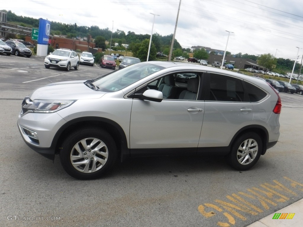 2015 CR-V EX AWD - Alabaster Silver Metallic / Gray photo #7