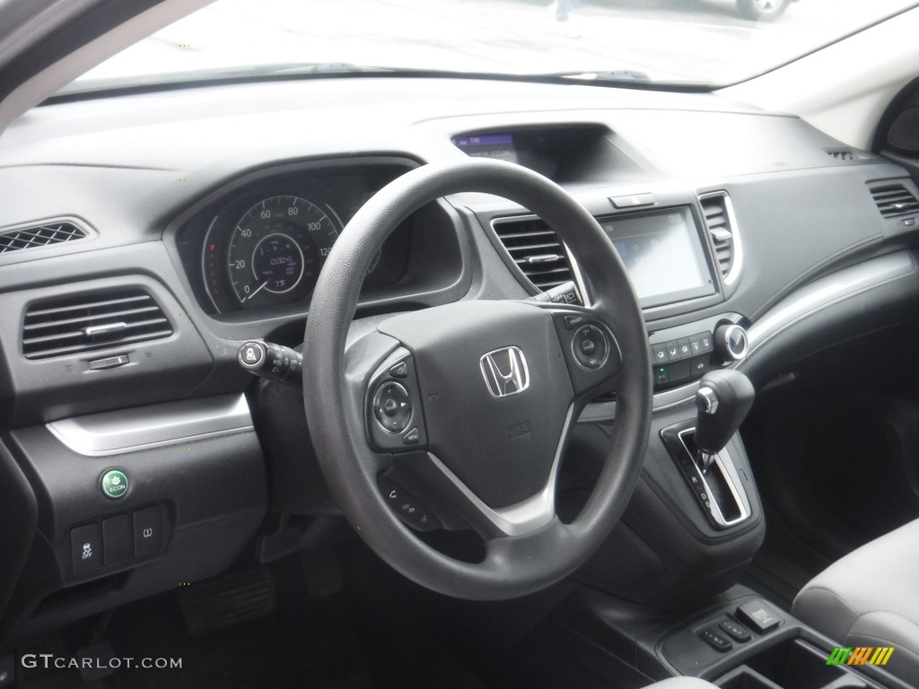 2015 CR-V EX AWD - Alabaster Silver Metallic / Gray photo #13
