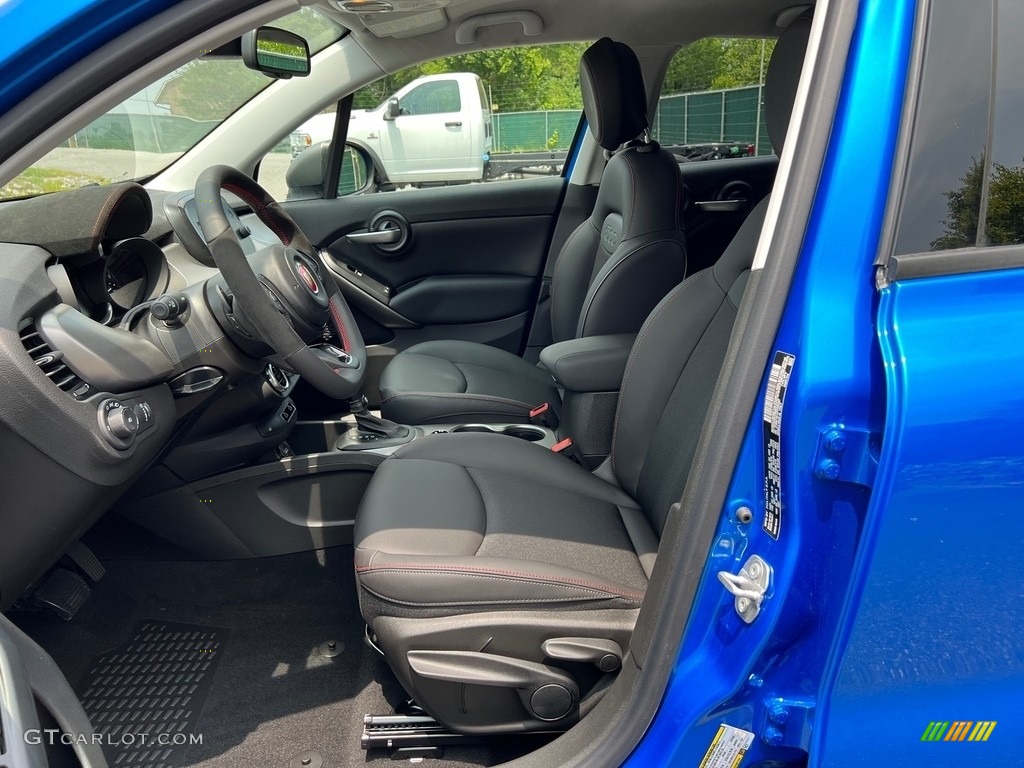Black Interior 2023 Fiat 500X Sport AWD Photo #146189040