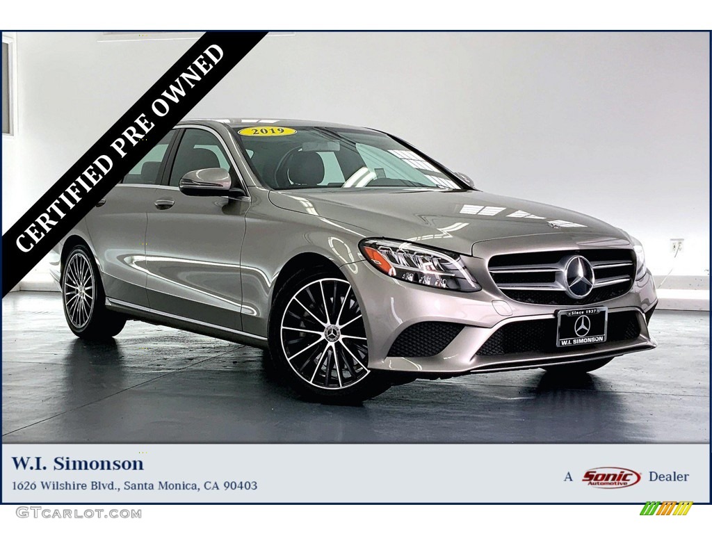 2019 C 300 Sedan - Selenite Grey Metallic / Black photo #1
