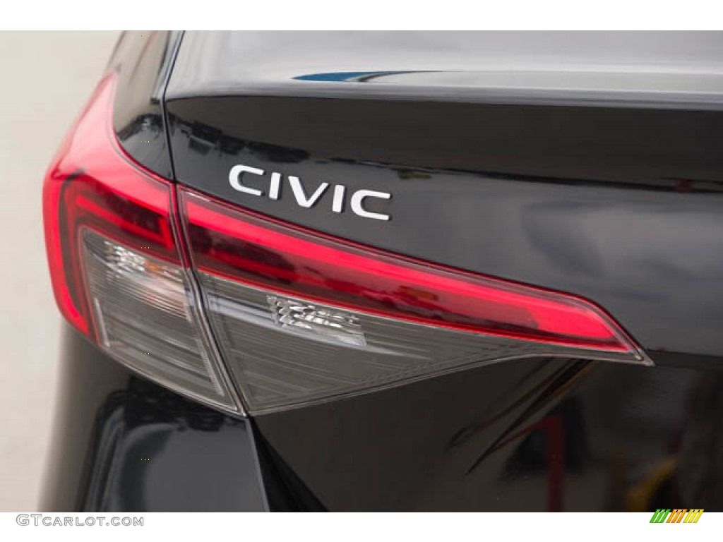 2022 Civic EX Sedan - Crystal Black Pearl / Black photo #10