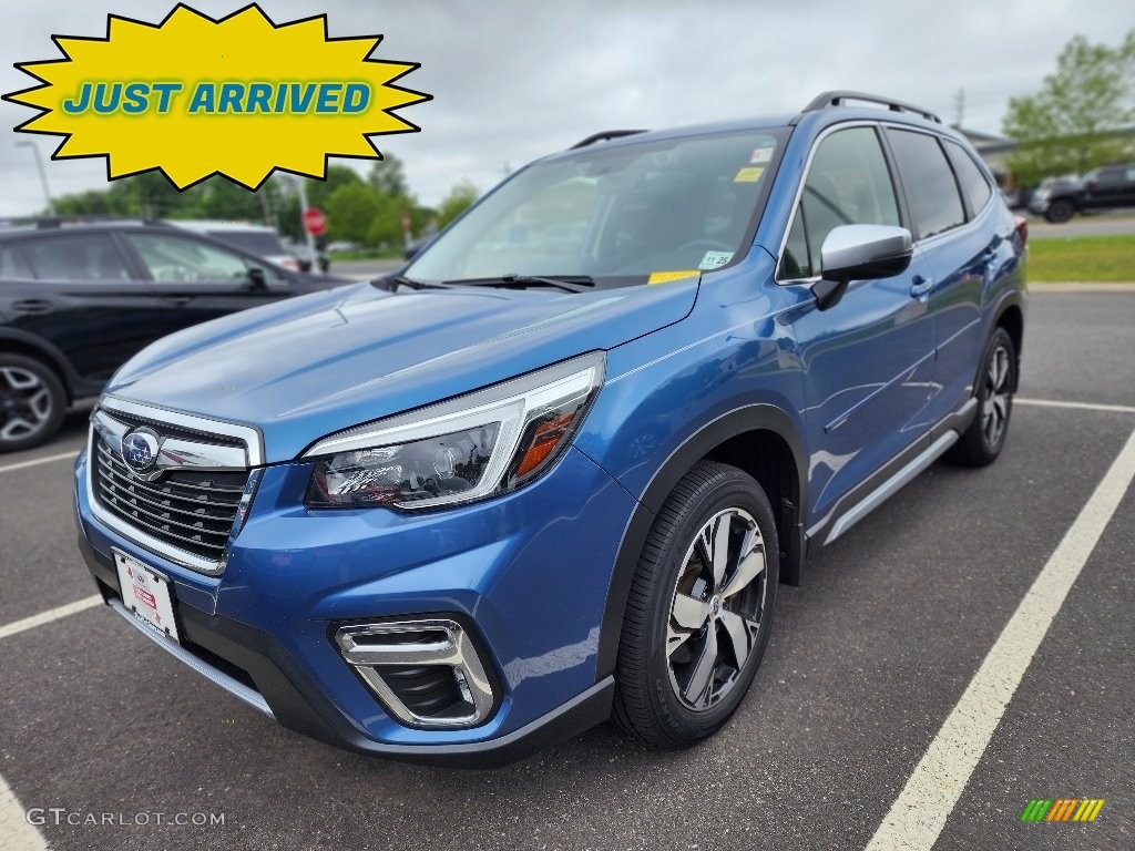 2021 Forester 2.5i Touring - Horizon Blue Pearl / Black photo #1