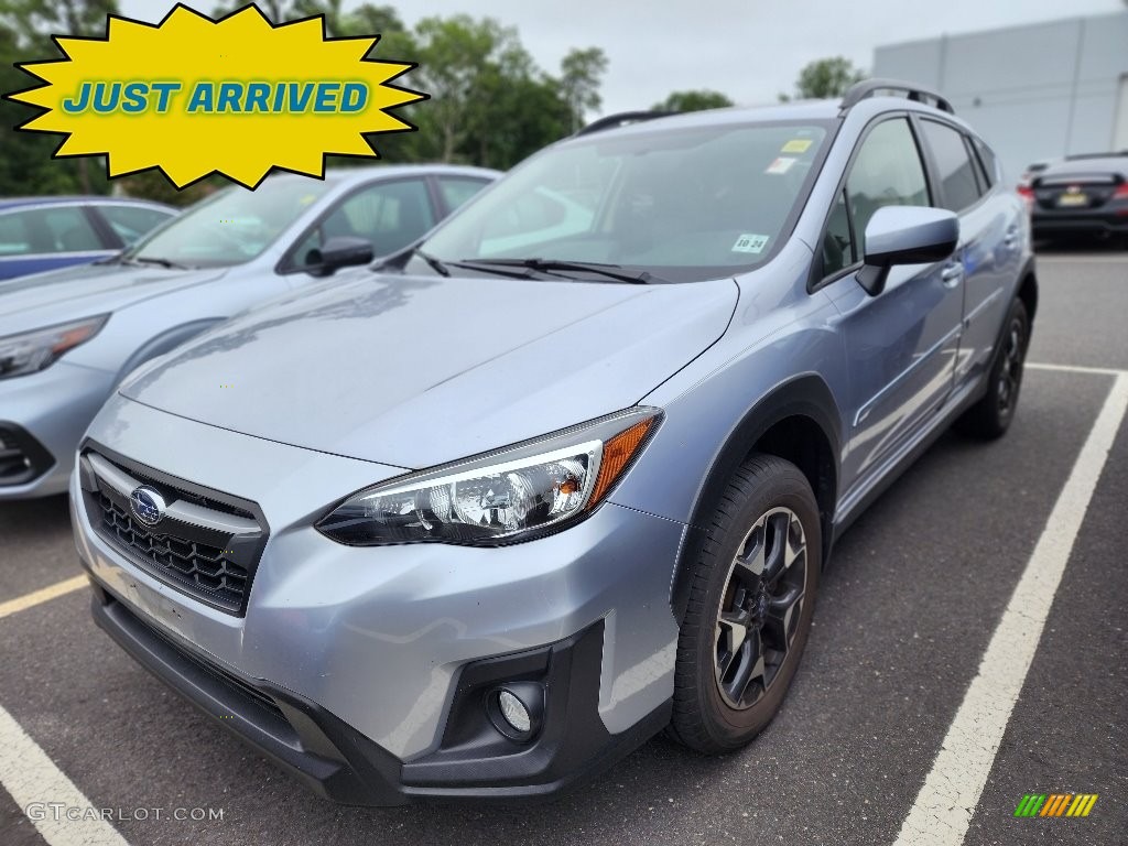 2019 Crosstrek 2.0i Premium - Ice Silver Metallic / Black photo #1