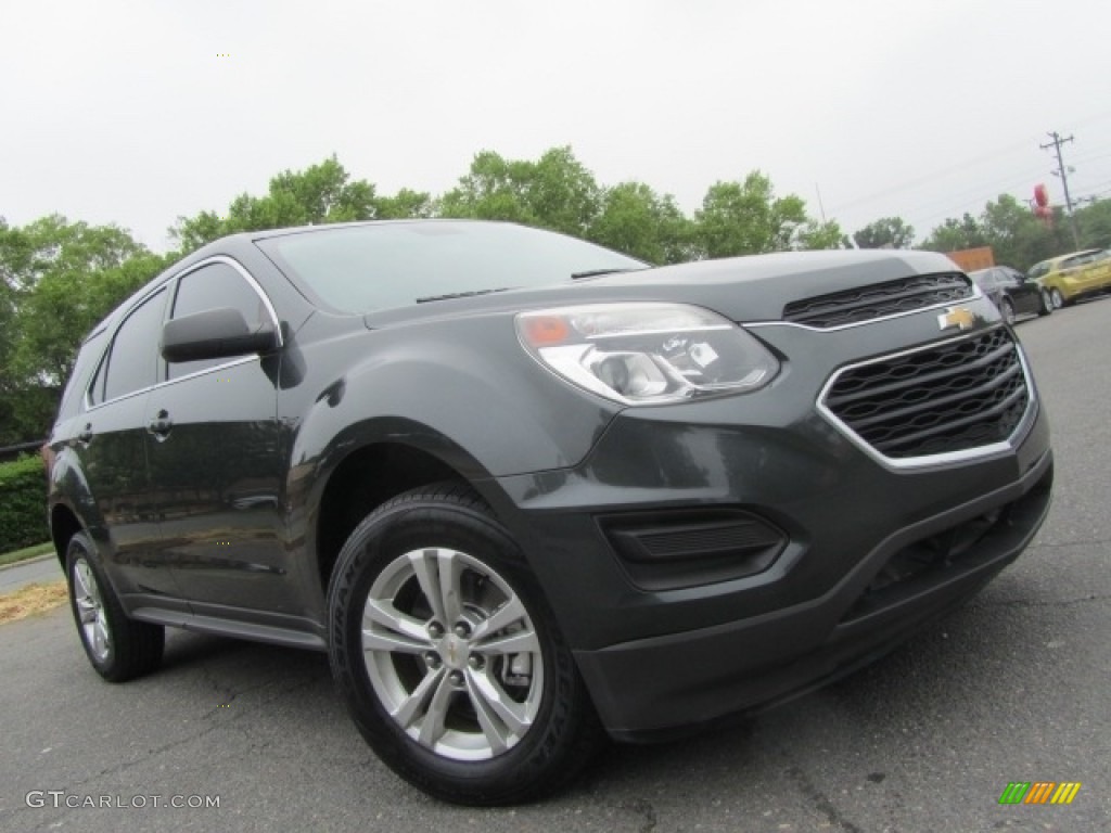 2017 Equinox LS - Nightfall Gray Metallic / Light Titanium/Jet Black photo #1