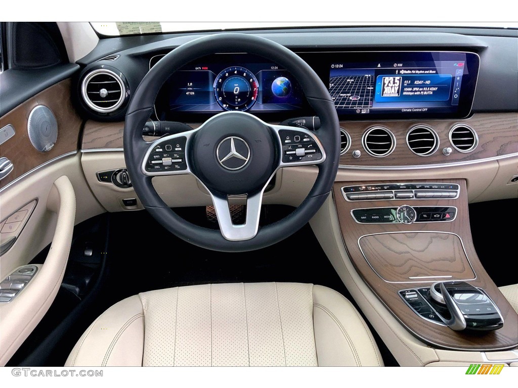 2019 Mercedes-Benz E 300 Sedan Macchiato Beige/Black Dashboard Photo #146190186