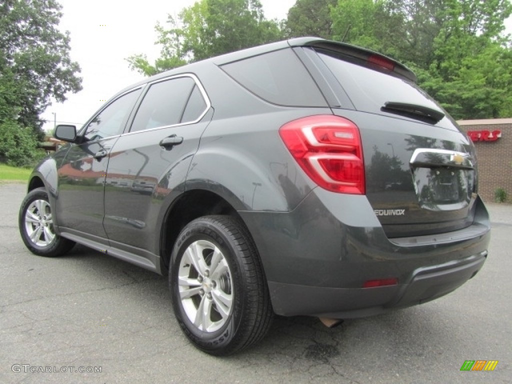 2017 Equinox LS - Nightfall Gray Metallic / Light Titanium/Jet Black photo #7
