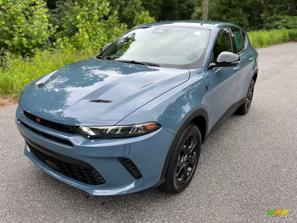 Blue Steele 2023 Dodge Hornet GT AWD Exterior Photo #146190393