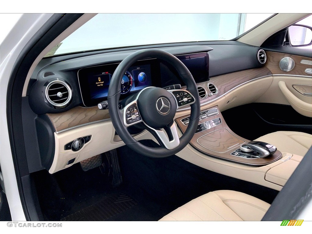 2019 E 300 Sedan - Polar White / Macchiato Beige/Black photo #14