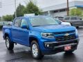 Bright Blue Metallic 2022 Chevrolet Colorado LT Crew Cab 4x4 Exterior