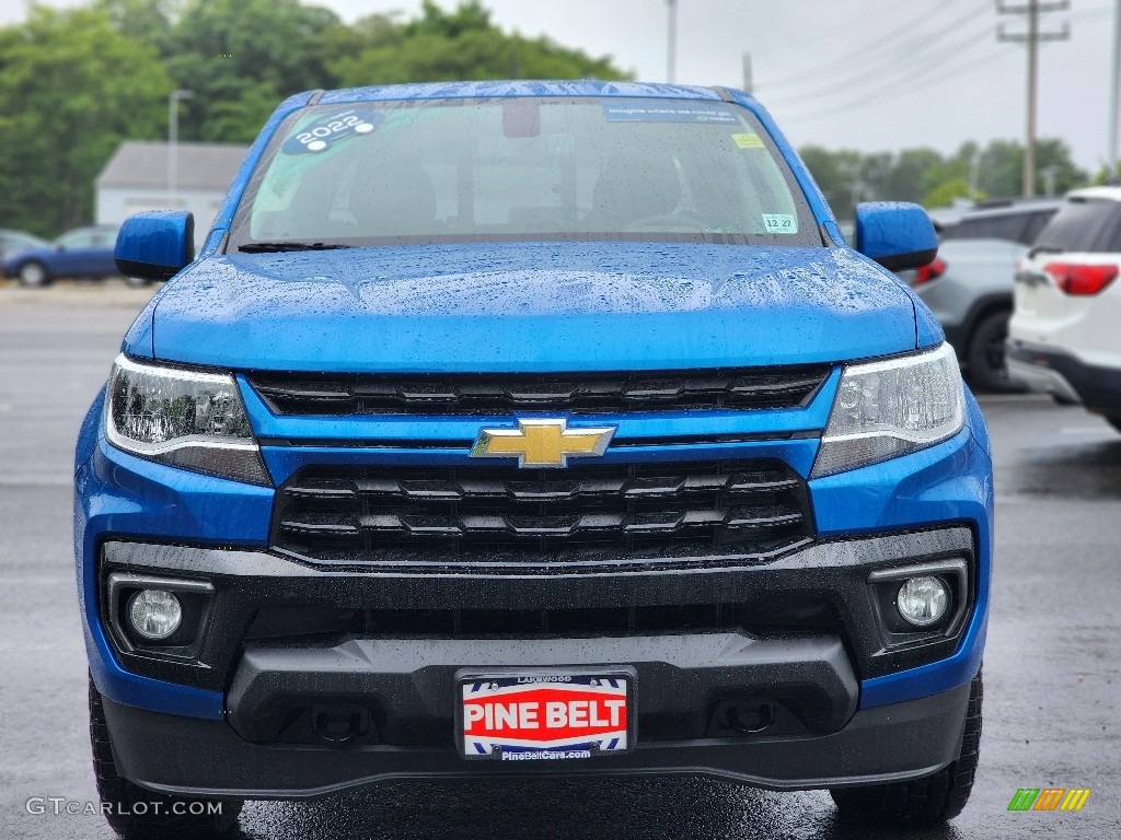 2022 Colorado LT Crew Cab 4x4 - Bright Blue Metallic / Jet Black photo #11