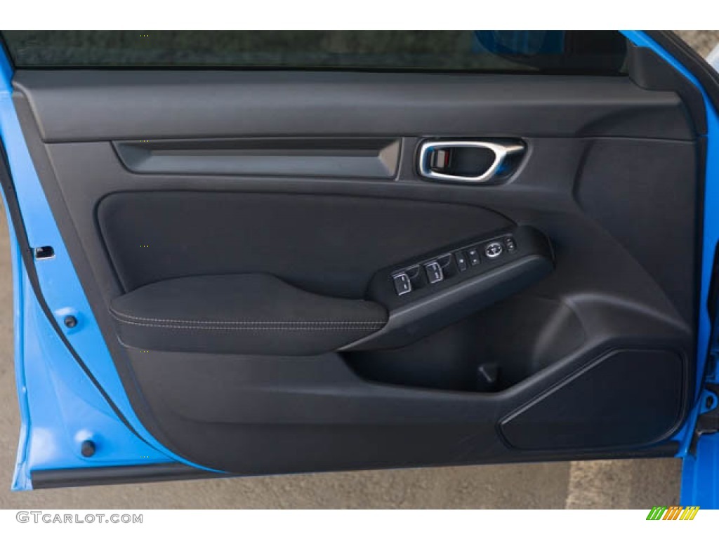 2022 Civic Sport Hatchback - Boost Blue Metallic / Black photo #27