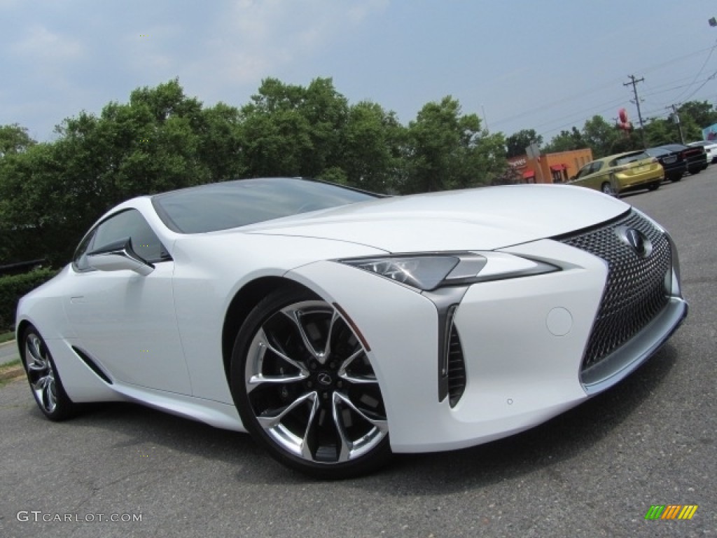 2021 LC 500 Coupe - Ultra White / Circuit Red photo #1