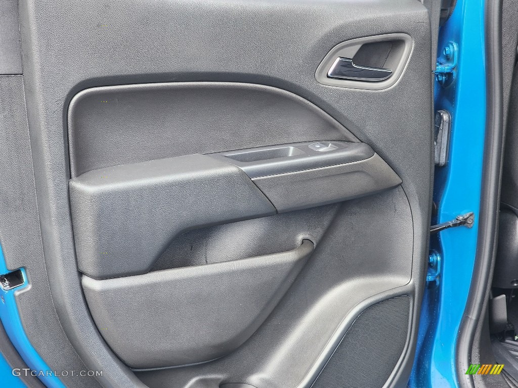 2022 Chevrolet Colorado LT Crew Cab 4x4 Jet Black Door Panel Photo #146190747
