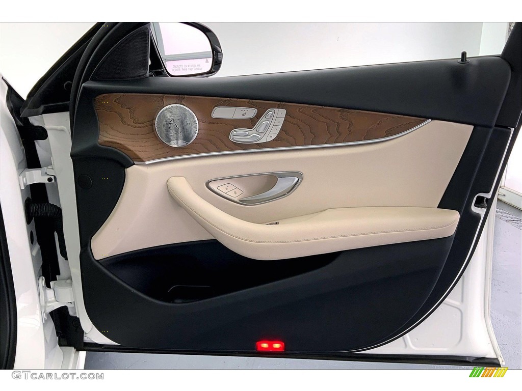 2019 Mercedes-Benz E 300 Sedan Macchiato Beige/Black Door Panel Photo #146190780