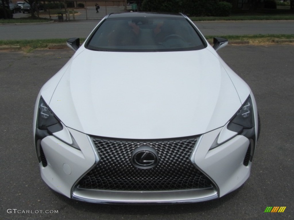 2021 LC 500 Coupe - Ultra White / Circuit Red photo #4