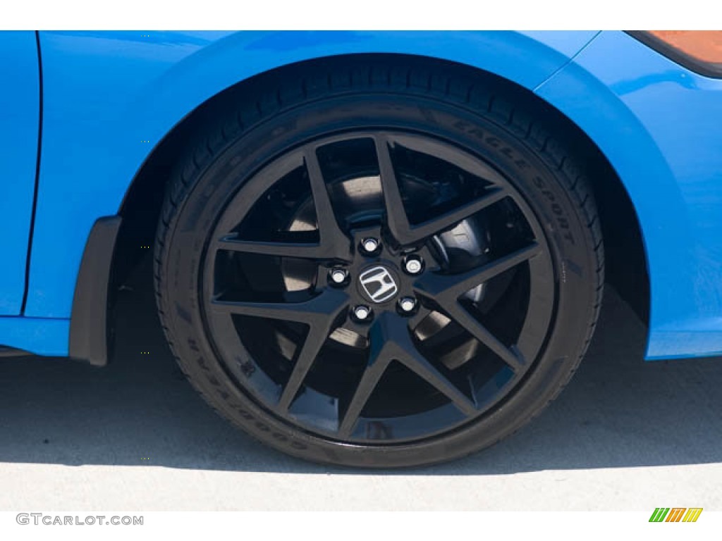 2022 Civic Sport Hatchback - Boost Blue Metallic / Black photo #35