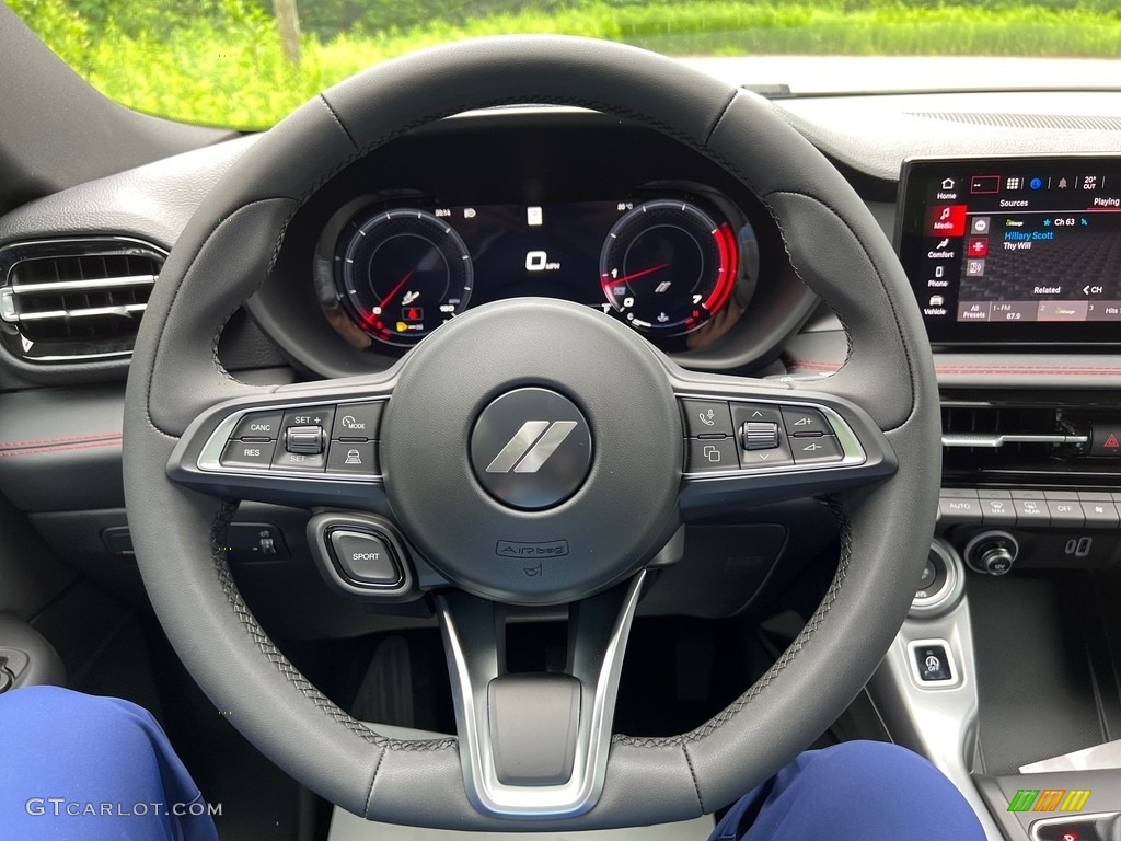 2023 Dodge Hornet GT AWD Black Steering Wheel Photo #146190846
