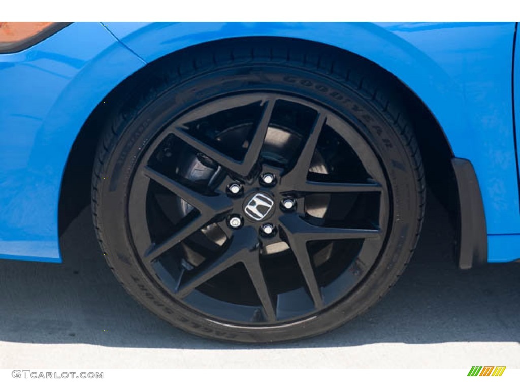 2022 Civic Sport Hatchback - Boost Blue Metallic / Black photo #37