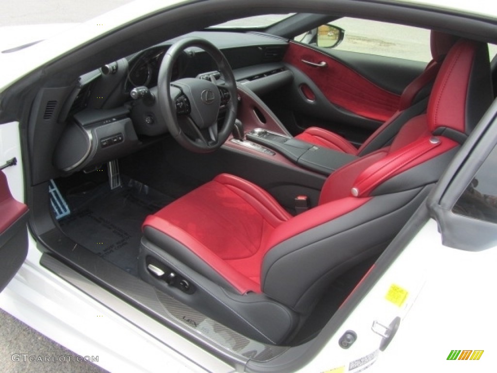 2021 LC 500 Coupe - Ultra White / Circuit Red photo #17