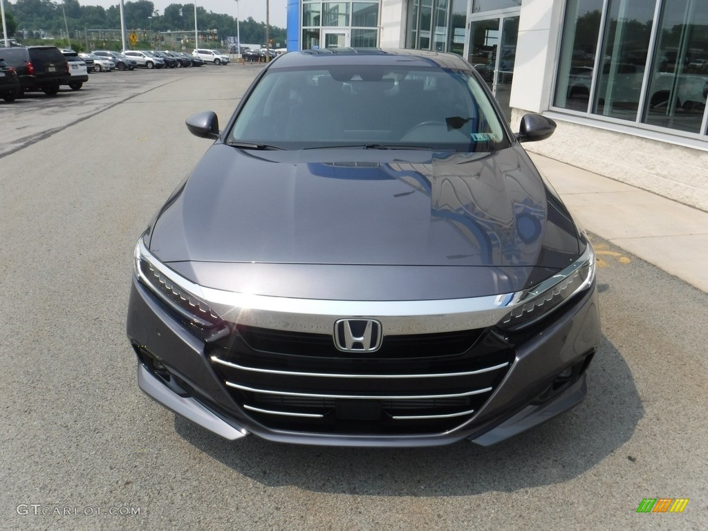 2021 Accord EX-L - Modern Steel Metallic / Black photo #5