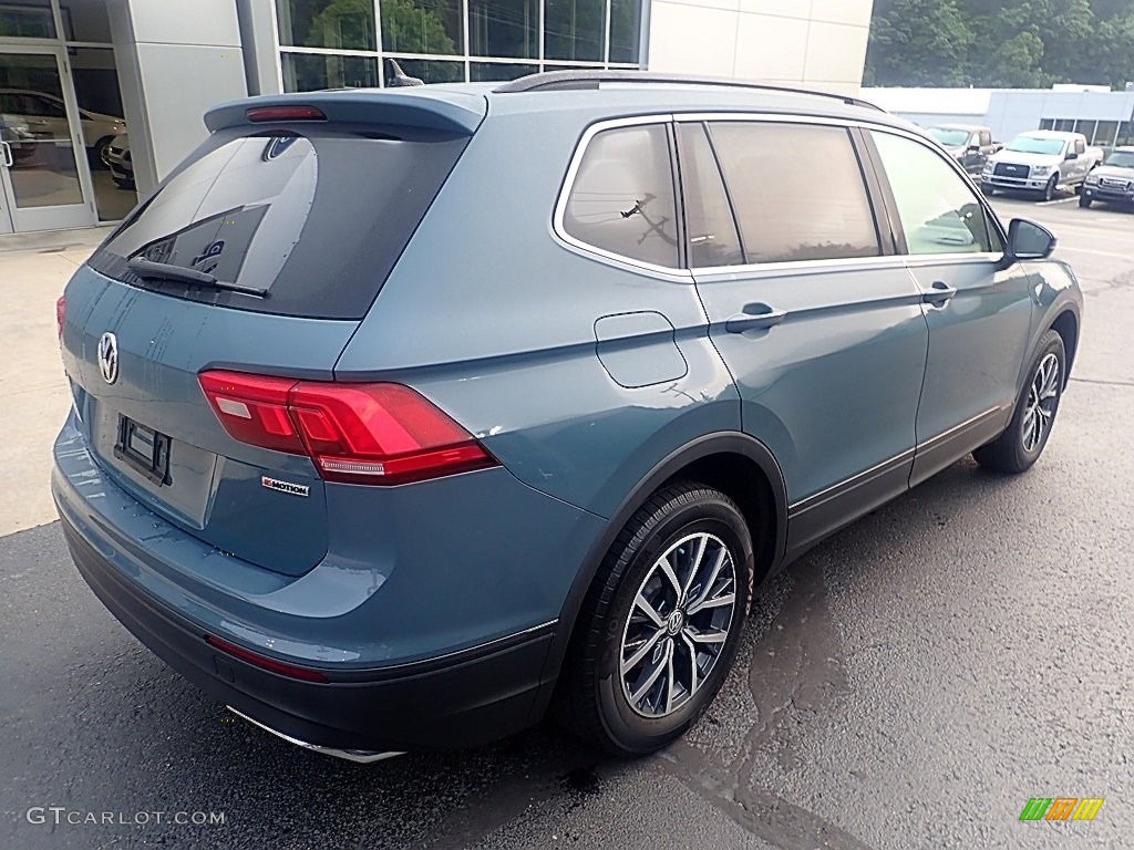 2019 Tiguan SE 4MOTION - Stone Blue Metallic / Titan Black photo #2