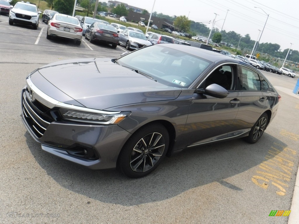 2021 Accord EX-L - Modern Steel Metallic / Black photo #6