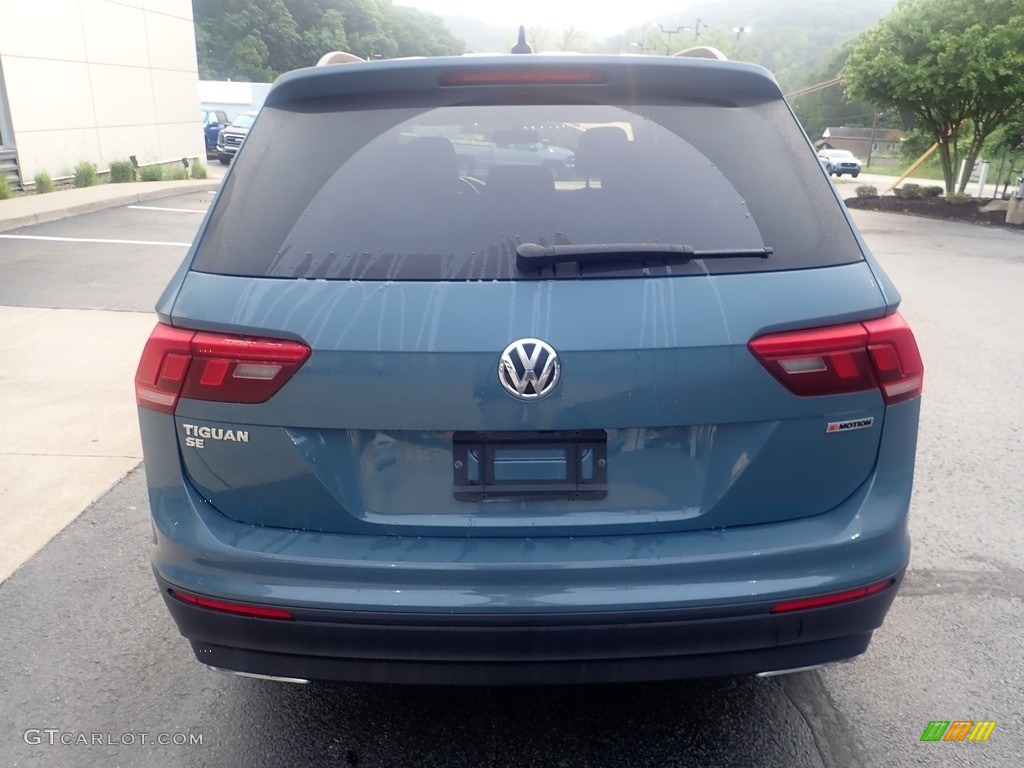 2019 Tiguan SE 4MOTION - Stone Blue Metallic / Titan Black photo #3