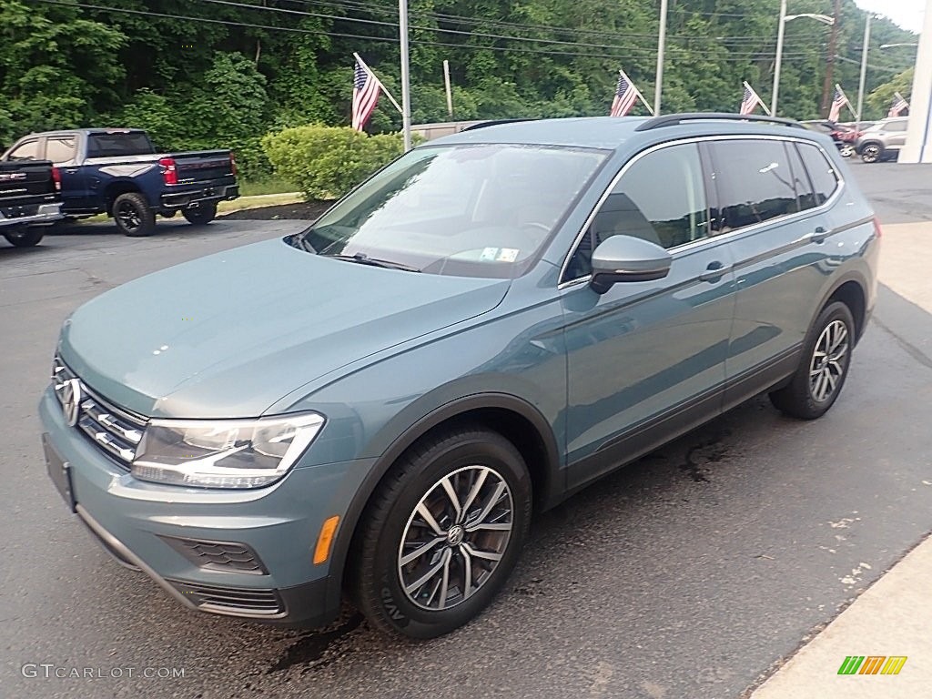 2019 Tiguan SE 4MOTION - Stone Blue Metallic / Titan Black photo #7