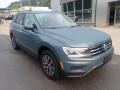 Stone Blue Metallic - Tiguan SE 4MOTION Photo No. 9