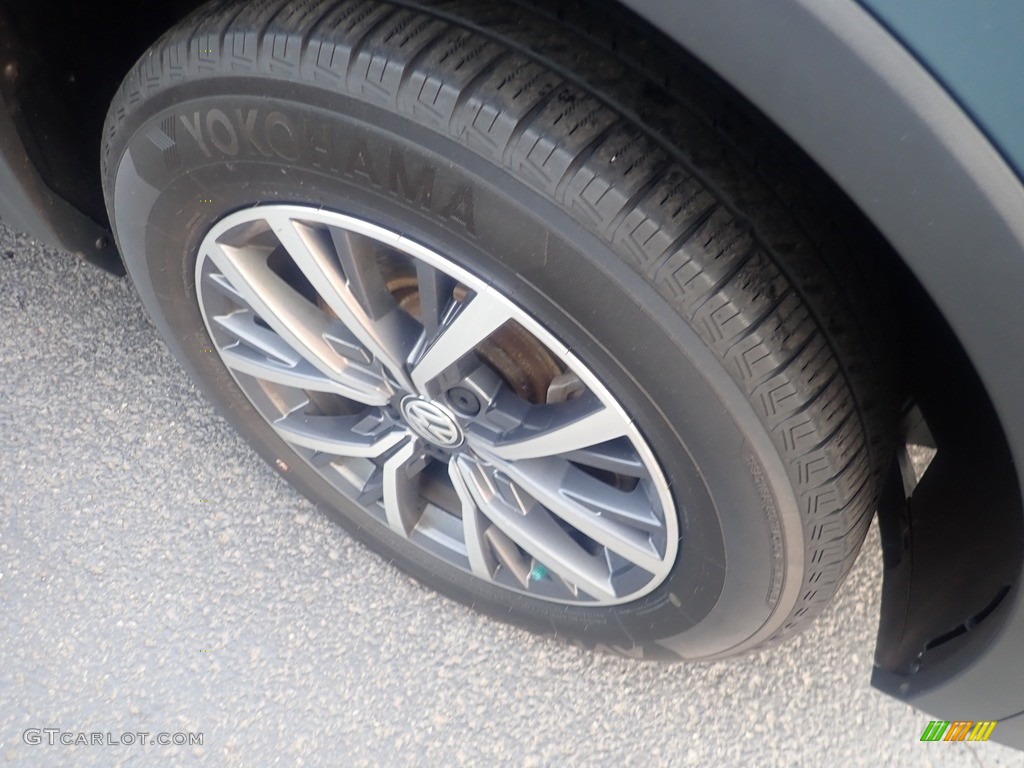 2019 Tiguan SE 4MOTION - Stone Blue Metallic / Titan Black photo #10