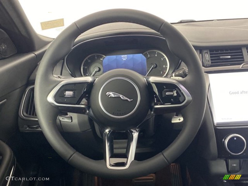 2023 Jaguar E-PACE P250 SE AWD Ebony/Ebony Steering Wheel Photo #146191557