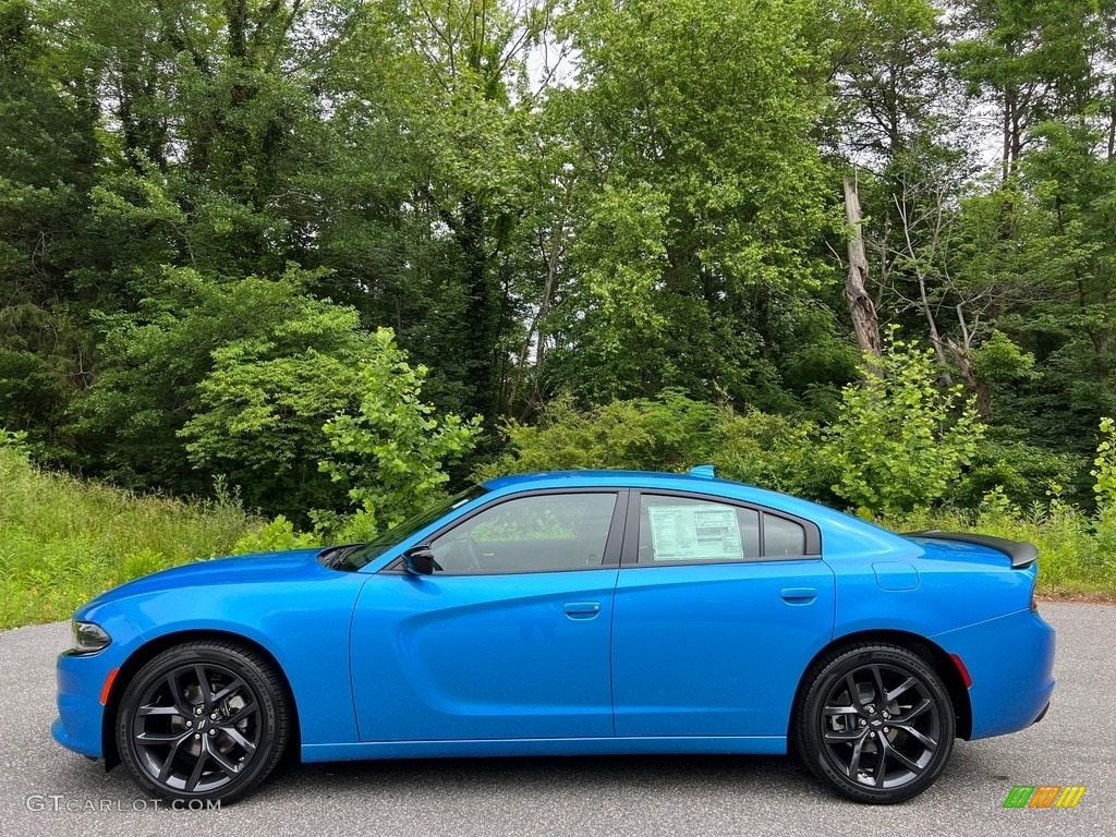 B5 Blue Pearl 2023 Dodge Charger SXT Blacktop Exterior Photo #146191956