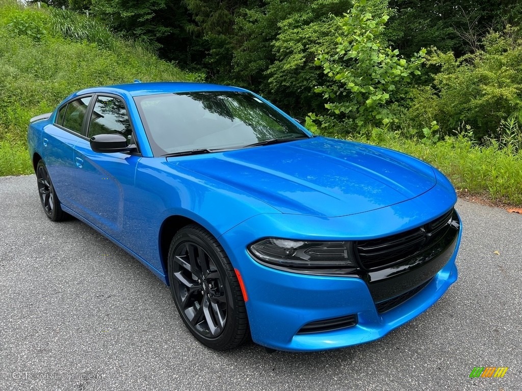 B5 Blue Pearl 2023 Dodge Charger SXT Blacktop Exterior Photo #146192031