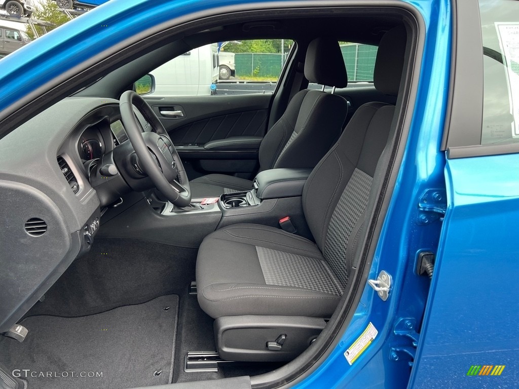 Black Interior 2023 Dodge Charger SXT Blacktop Photo #146192215
