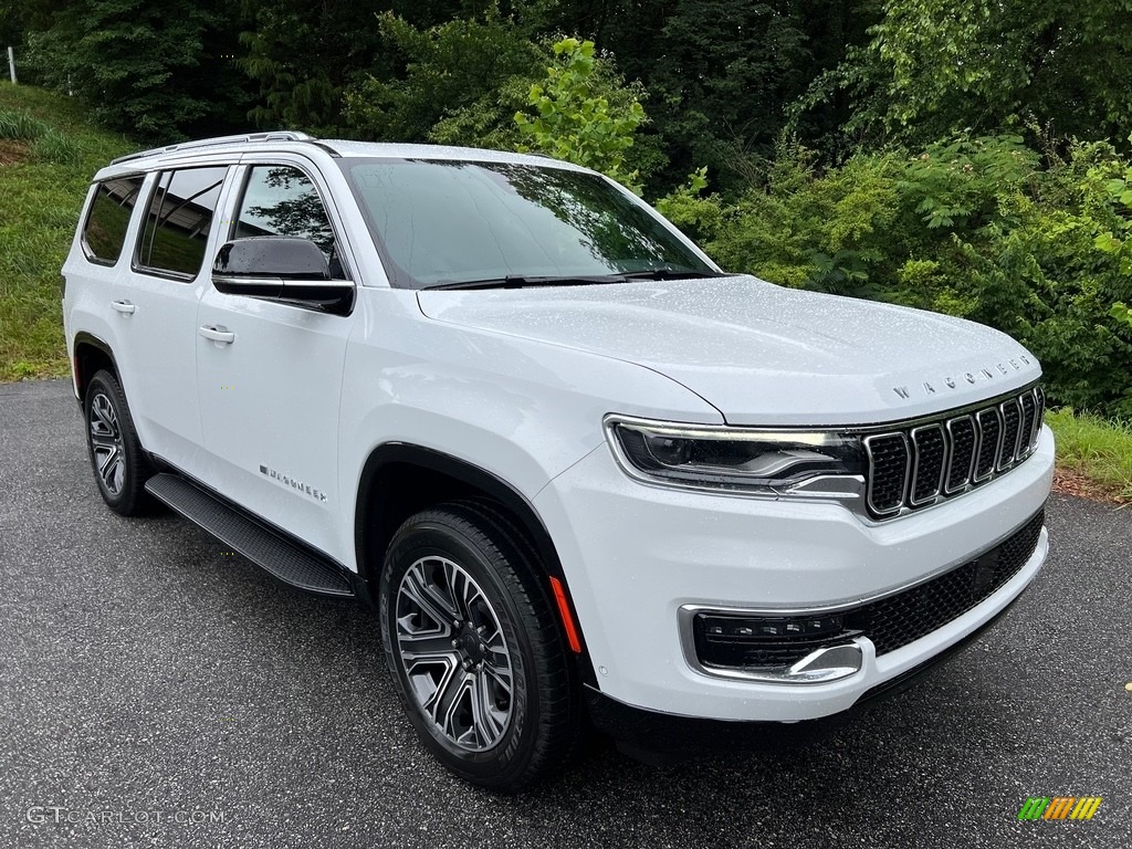 Bright White 2023 Jeep Wagoneer Base 4x4 Exterior Photo #146192751