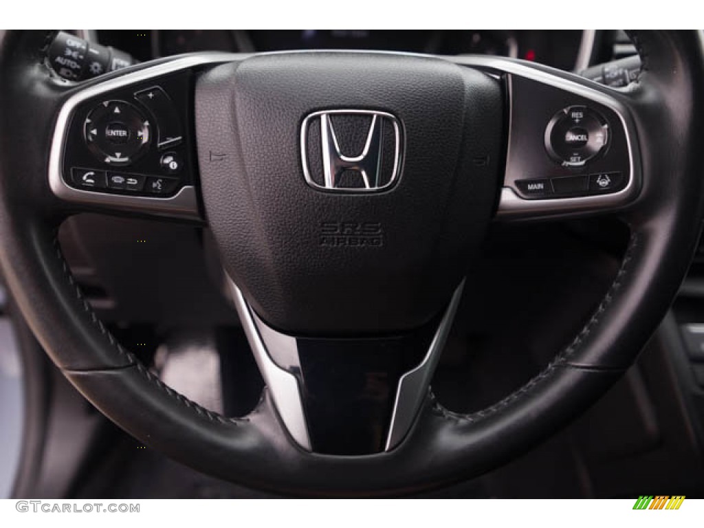 2020 Honda CR-V EX-L Black Steering Wheel Photo #146193159