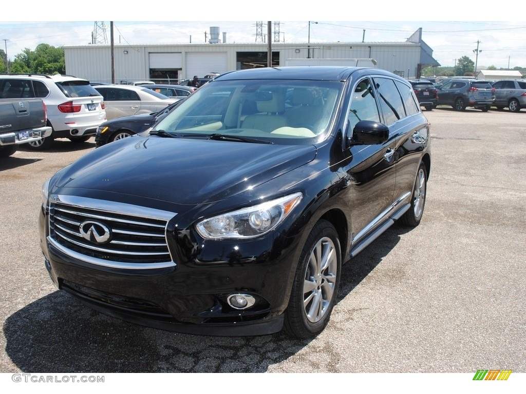 2015 QX60 3.5 AWD - Black Obsidian / Wheat photo #1