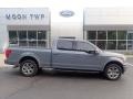 2019 Abyss Gray Ford F150 Lariat SuperCrew 4x4  photo #1