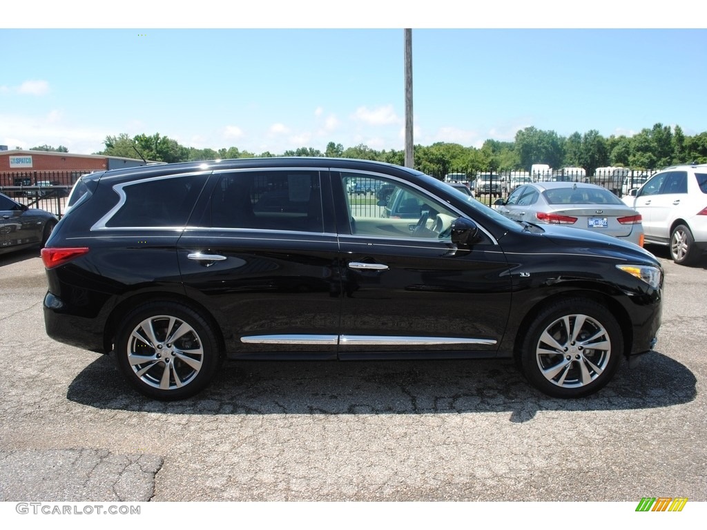 2015 QX60 3.5 AWD - Black Obsidian / Wheat photo #6