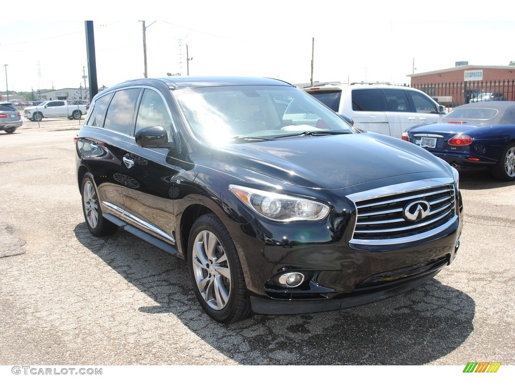 2015 QX60 3.5 AWD - Black Obsidian / Wheat photo #7