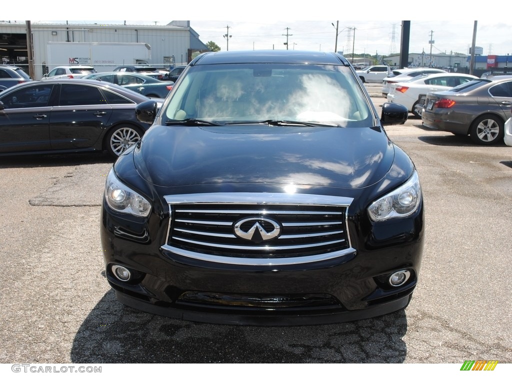 2015 QX60 3.5 AWD - Black Obsidian / Wheat photo #8