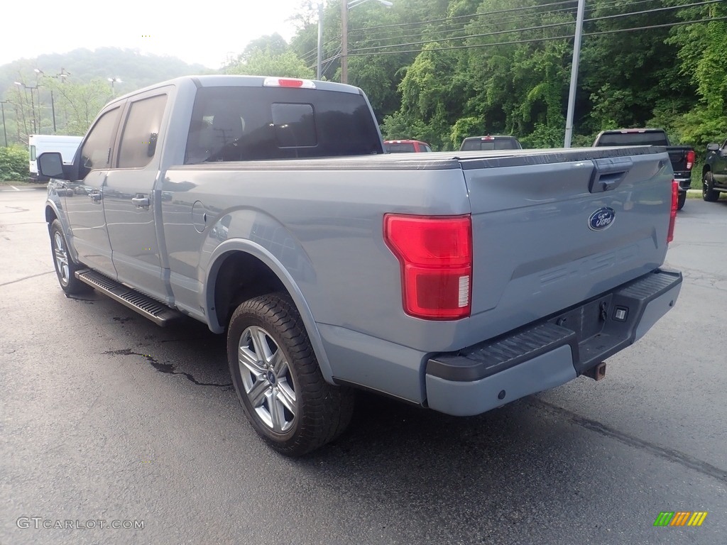 2019 F150 Lariat SuperCrew 4x4 - Abyss Gray / Black photo #5